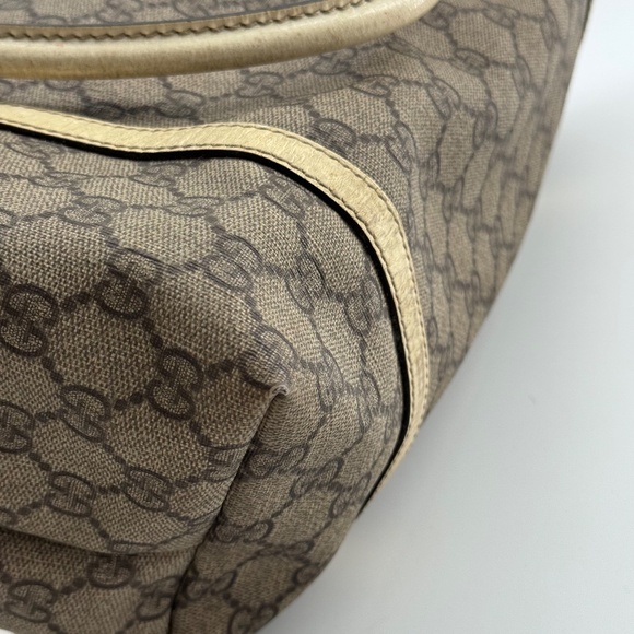 Gucci GG Supreme Canvas Tote Bag with Leather Trim - Picture 13 of 13
